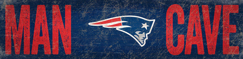 New England Patriots 0845-Man Cave 6x24
