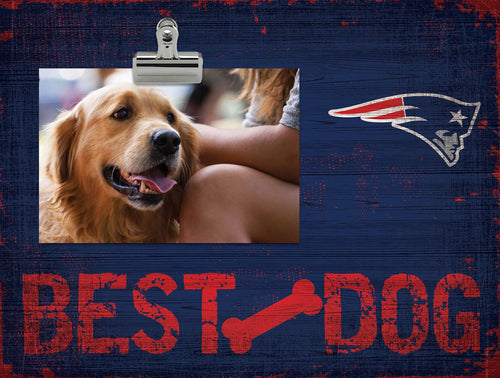 New England Patriots 0849-Best Dog Clip Frame