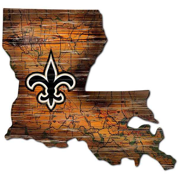 New Orleans Saints 0728-24in Distressed State