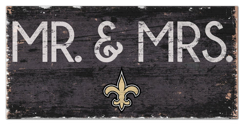 New Orleans Saints 0732-Mr. and Mrs. 6x12