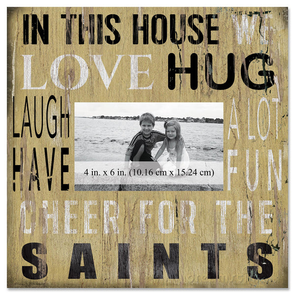 New Orleans Saints 0734-In This House 10x10 Frame
