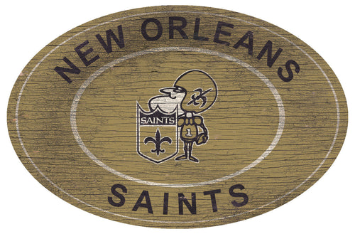 New Orleans Saints 0801-46in Heritage Logo Oval
