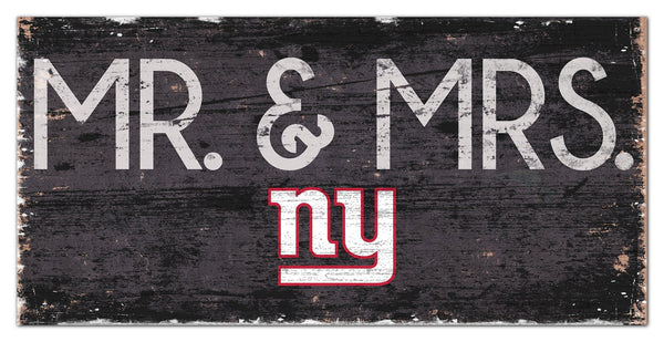 New York Giants 0732-Mr. and Mrs. 6x12