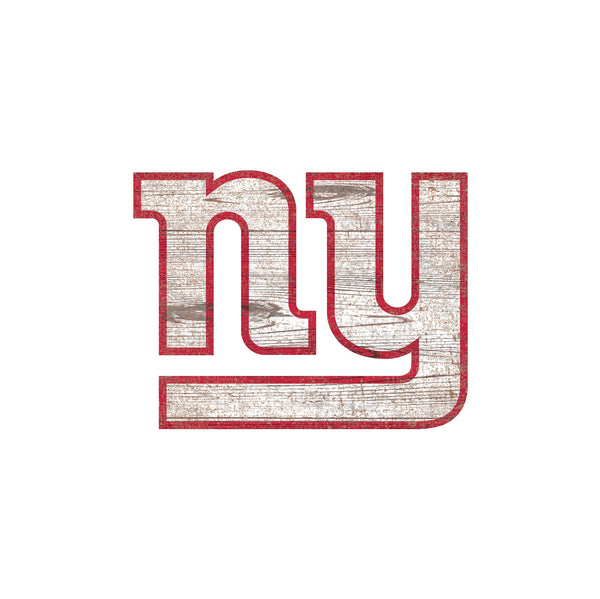 New York Giants 0843-Distressed Logo Cutout 24in