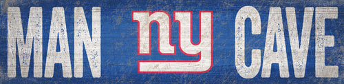 New York Giants 0845-Man Cave 6x24