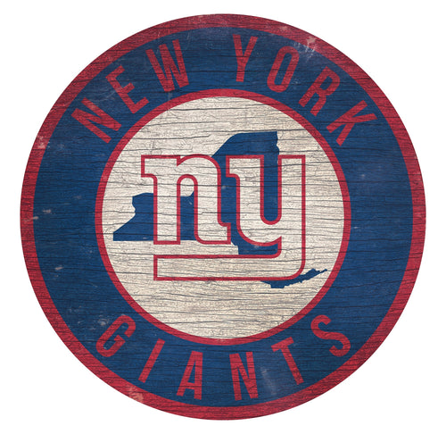 New York Giants 0866-12in Circle w/State