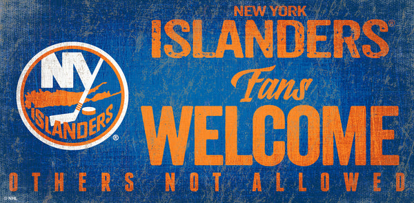 New York Islanders 0847-Fans Welcome 6x12