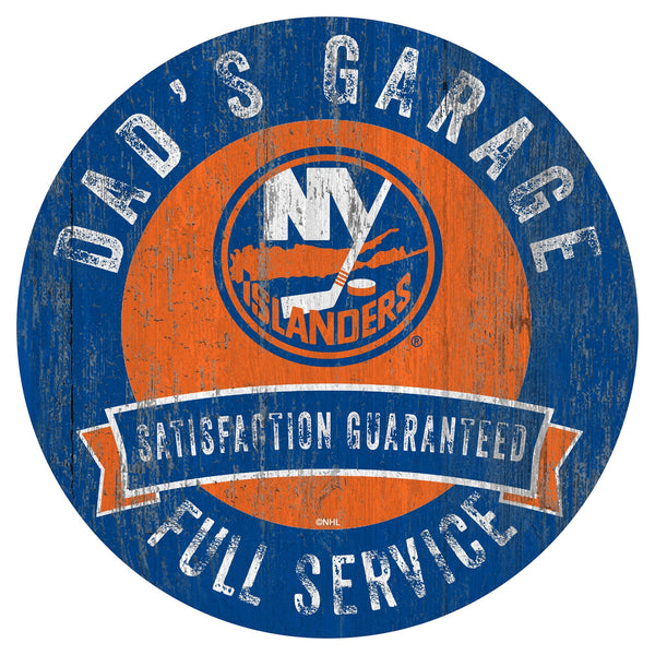 New York Islanders 0862-12in Dad's Garage Circle