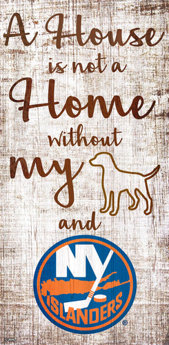 New York Islanders 0867-A House is not a Home 6x12
