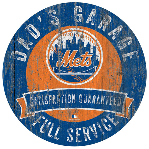 New York Mets 0862-12in Dad's Garage Circle