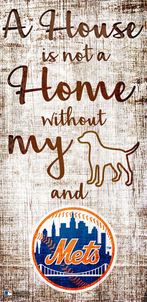 New York Mets 0867-A House is not a Home 6x12