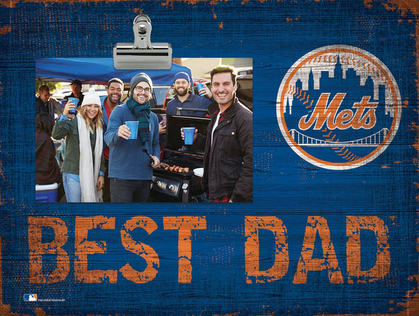 New York Mets 0893-Best Dad Clip Frame