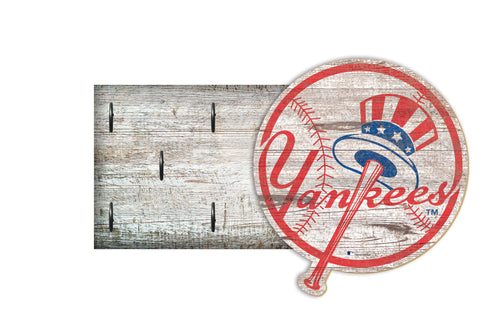 New York Yankees 0878-Key Holder 6x12