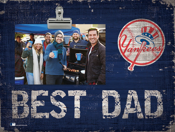 New York Yankees 0893-Best Dad Clip Frame