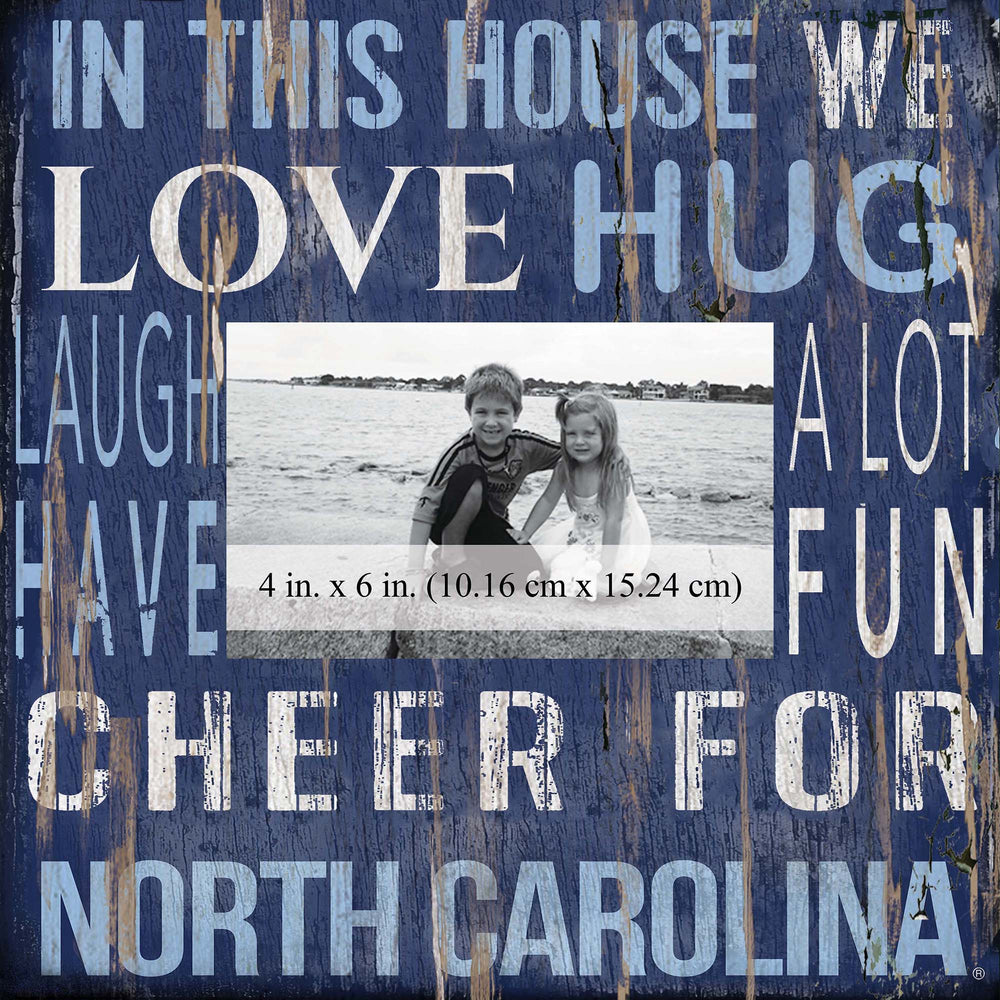 North Carolina Tar Heels 0734-In This House 10x10 Frame
