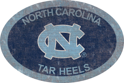 North Carolina Tar Heels 0805-46in Team Color Oval