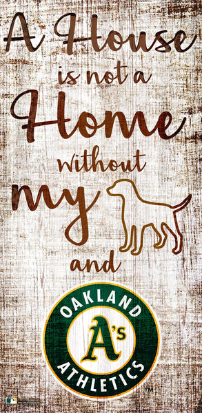 Oakland Athletics 0867-A House is not a Home 6x12
