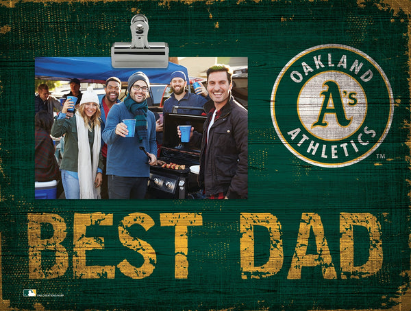 Oakland Athletics 0893-Best Dad Clip Frame