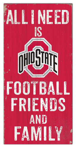 Ohio State Buckeyes 0738-Friends and Family 6x12