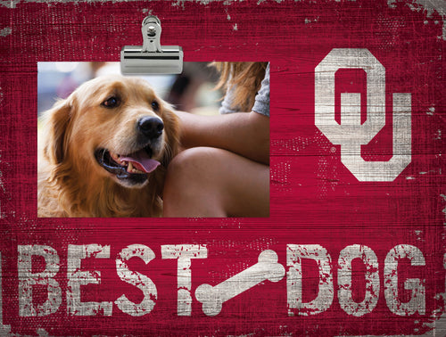Oklahoma Sooners 0849-Best Dog Clip Frame
