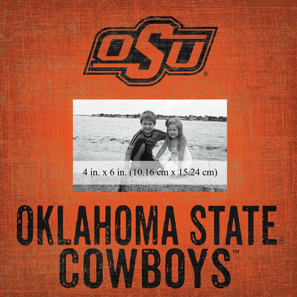 Oklahoma State Cowboys 0739-Team Name 10x10 Frame