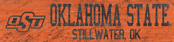 Oklahoma State Cowboys 0846-Team Name 6x24