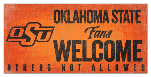 Oklahoma State Cowboys 0847-Fans Welcome 6x12