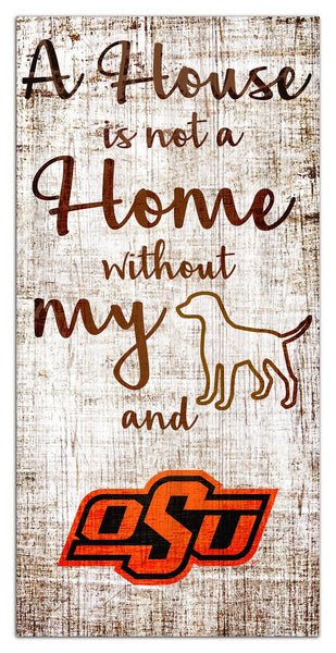 Oklahoma State Cowboys 0867-A House is not a Home 6x12