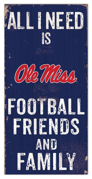 Ole Miss Rebels 0738-Friends and Family 6x12