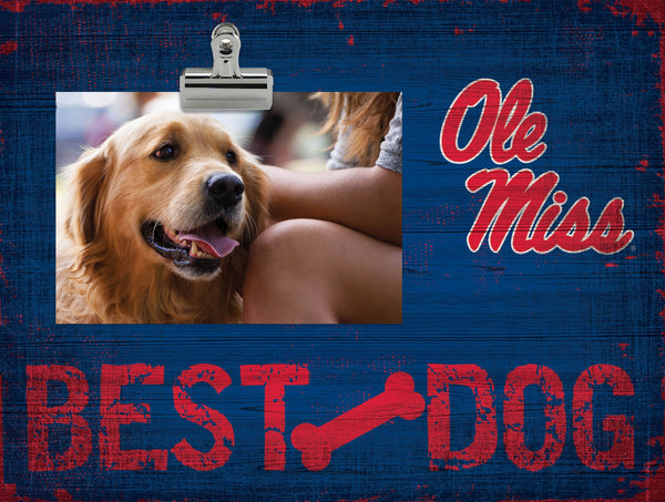 Ole Miss Rebels 0849-Best Dog Clip Frame