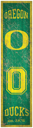 Oregon Ducks 0787-Heritage Banner 6x24
