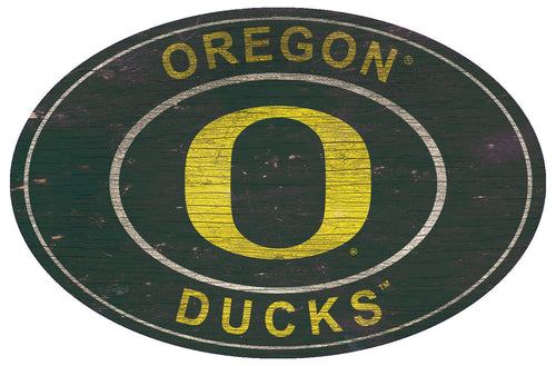 Oregon Ducks 0801-46in Heritage Logo Oval