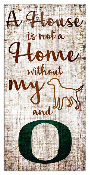 Oregon Ducks 0867-A House is not a Home 6x12