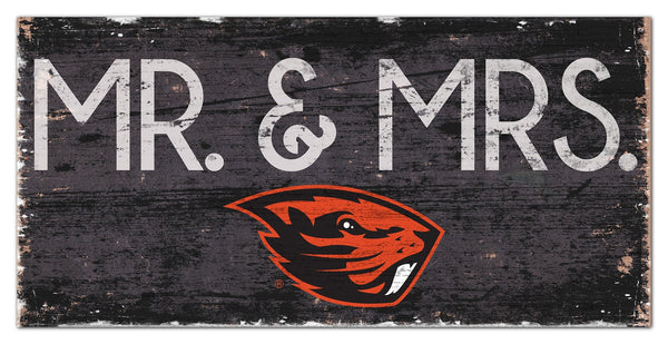 Oregon State Beavers 0732-Mr. and Mrs. 6x12