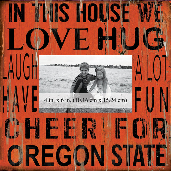 Oregon State Beavers 0734-In This House 10x10 Frame