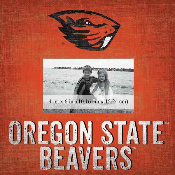 Oregon State Beavers 0739-Team Name 10x10 Frame