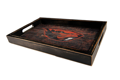 Oregon State Beavers 0760-Distressed Tray w/ Team Color