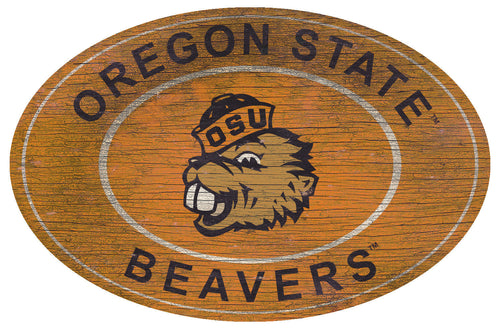 Oregon State Beavers 0801-46in Heritage Logo Oval