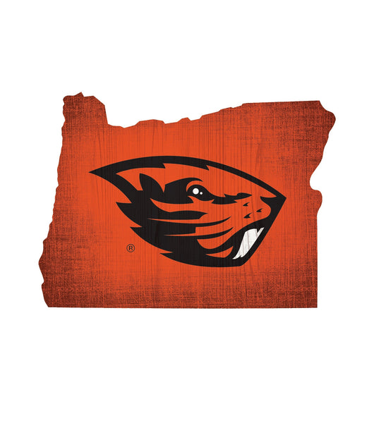 Oregon State Beavers 0838-12in Team Color State