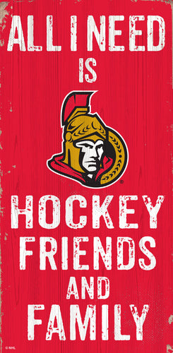 Ottawa Senators 0738-Friends and Family 6x12