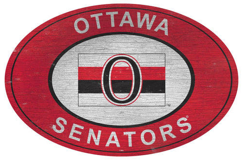 Ottawa Senators 0801-46in Heritage Logo Oval