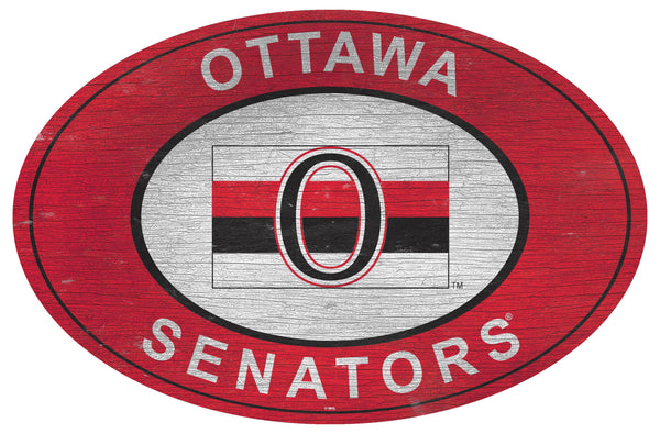 Ottawa Senators 0801-46in Heritage Logo Oval