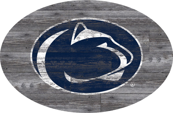 Penn State Nittany Lions 0773-46in Distressed Wood Oval