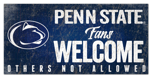 Penn State Nittany Lions 0847-Fans Welcome 6x12