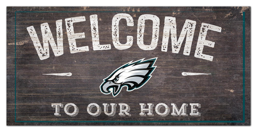 Philadelphia Eagles 0654-Welcome 6x12