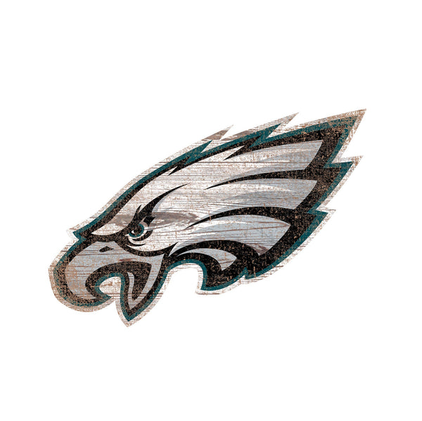 Philadelphia Eagles 0843-Distressed Logo Cutout 24in