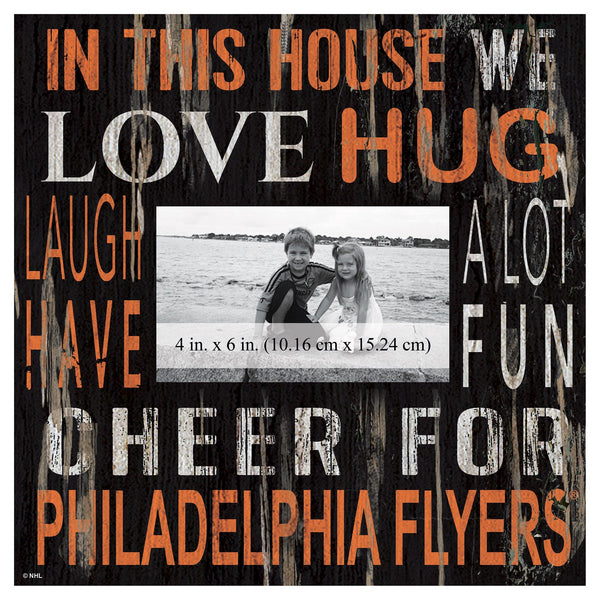 Philadelphia Flyers 0734-In This House 10x10 Frame