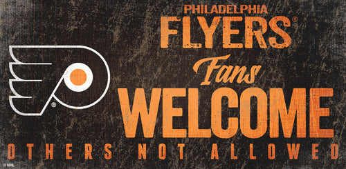 Philadelphia Flyers 0847-Fans Welcome 6x12