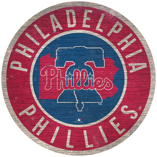 Philadelphia Phillies 0866-12in Circle w/State