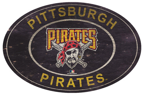 Pittsburgh Pirates 0801-46in Heritage Logo Oval